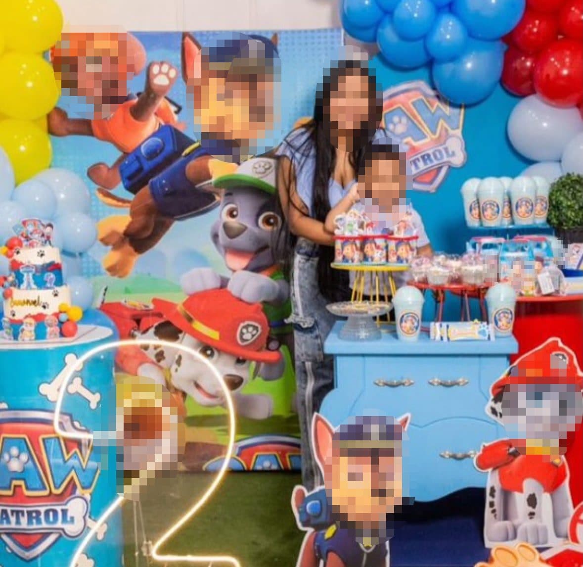 Salón decorado para celebración de niños